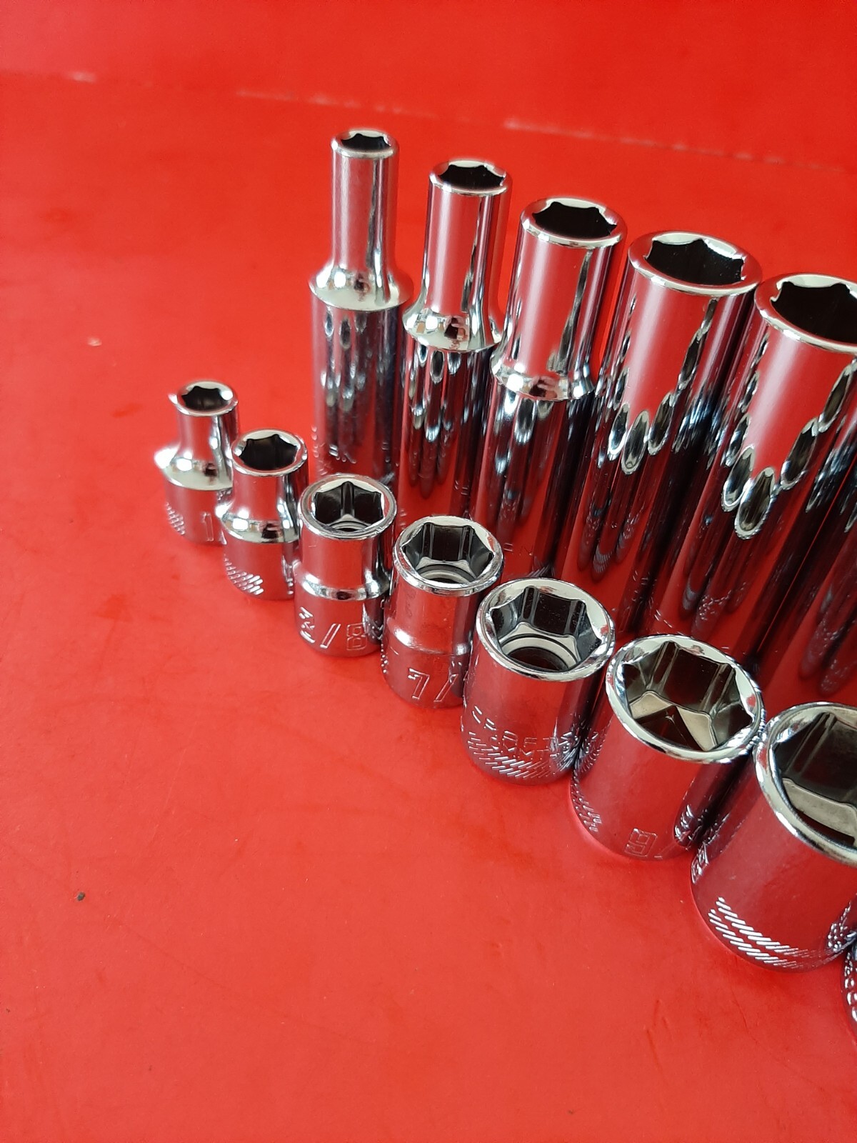 NEW CRAFTSMAN 24pc Shallow & Deep 3/8″ Drive SAE 6pt Point Socket Set