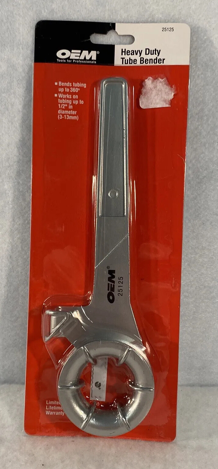 Tube Bender OEM Tools Bends Tubing Up To Half Inch Copper, Brass, Brake Lines