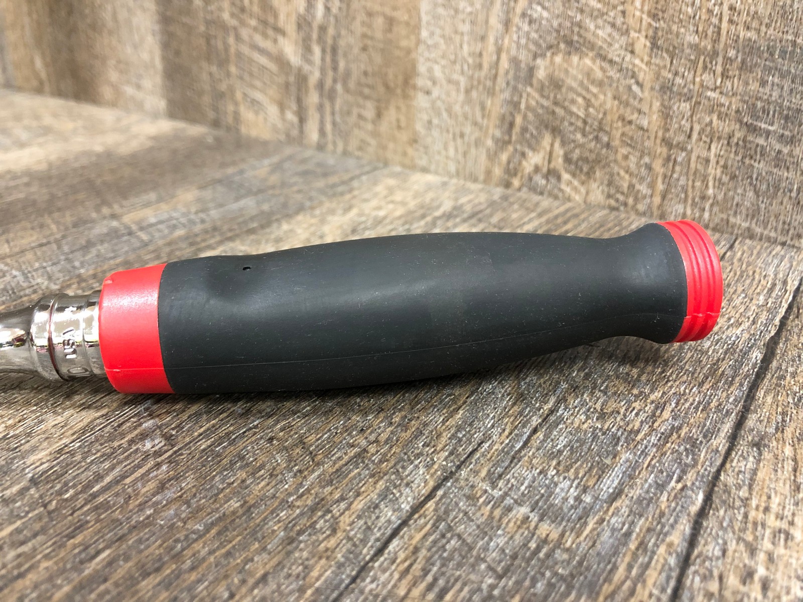 Snap On FH100 3/8″ Dr 100 Tooth Standard Fixed Ratchet Red Soft Grip FAST Ship!
