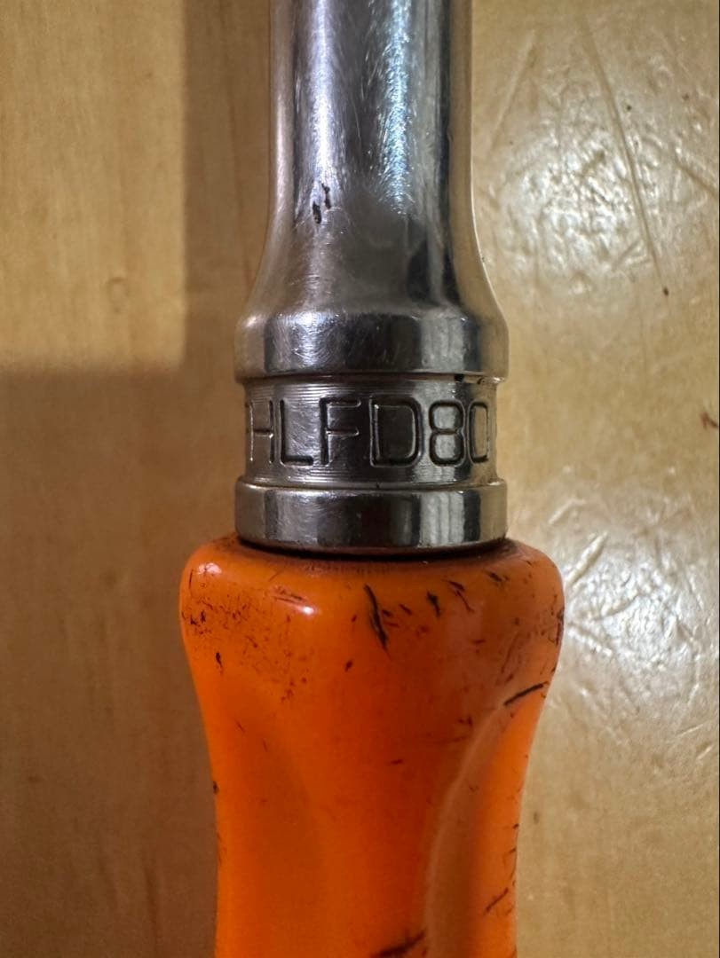 Snap-on 3/8″ Flex Ratchet Handle FHLFD80 Oange hard Grip