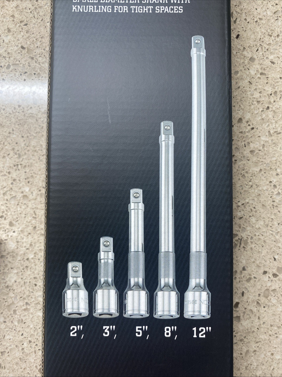 NEW ICON 1/2″ Drive Professional Extension Set E3T-5 58275