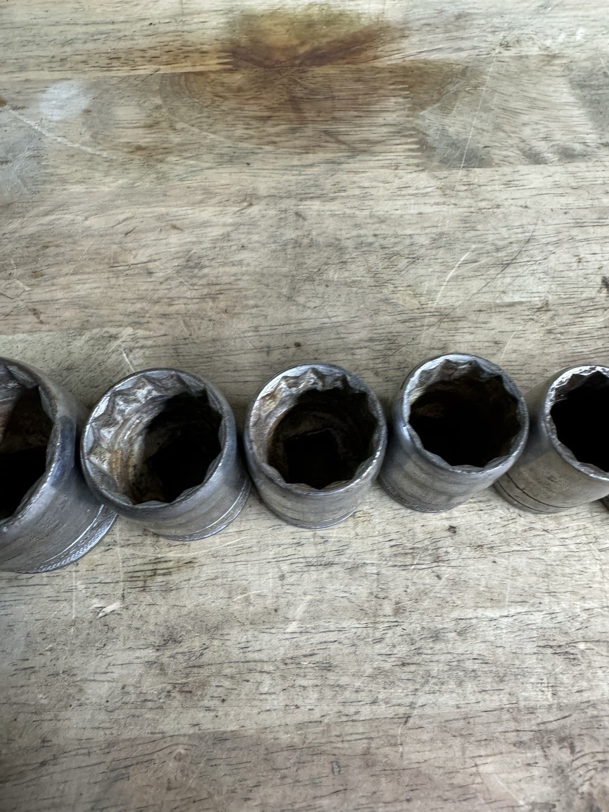 Vintage S-K tools sockets / mixed lot Of 10, 1/2” And 3/8” drive, USA