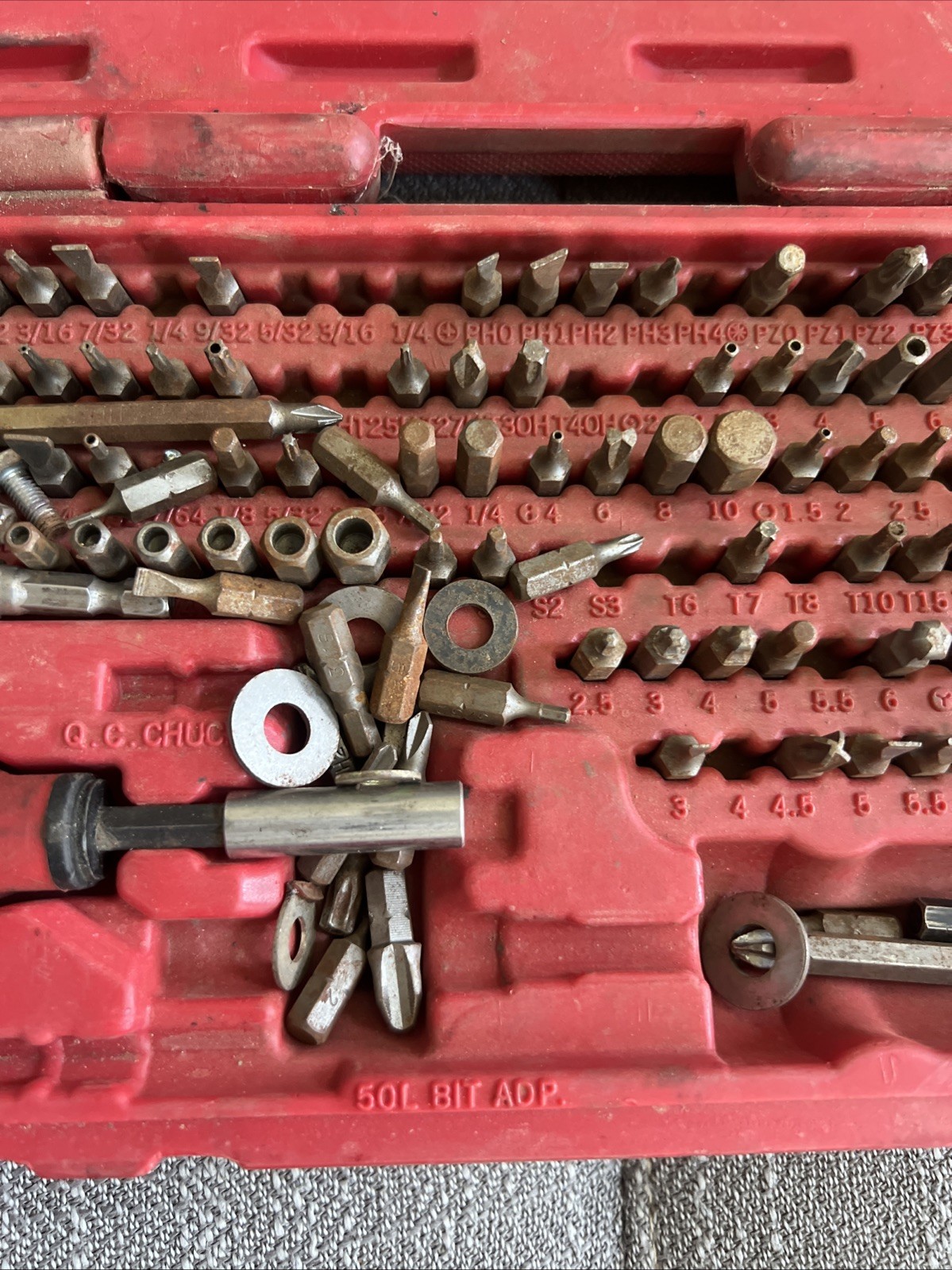 Mac Tools 123 Piece Master Bit Set Preowned Read