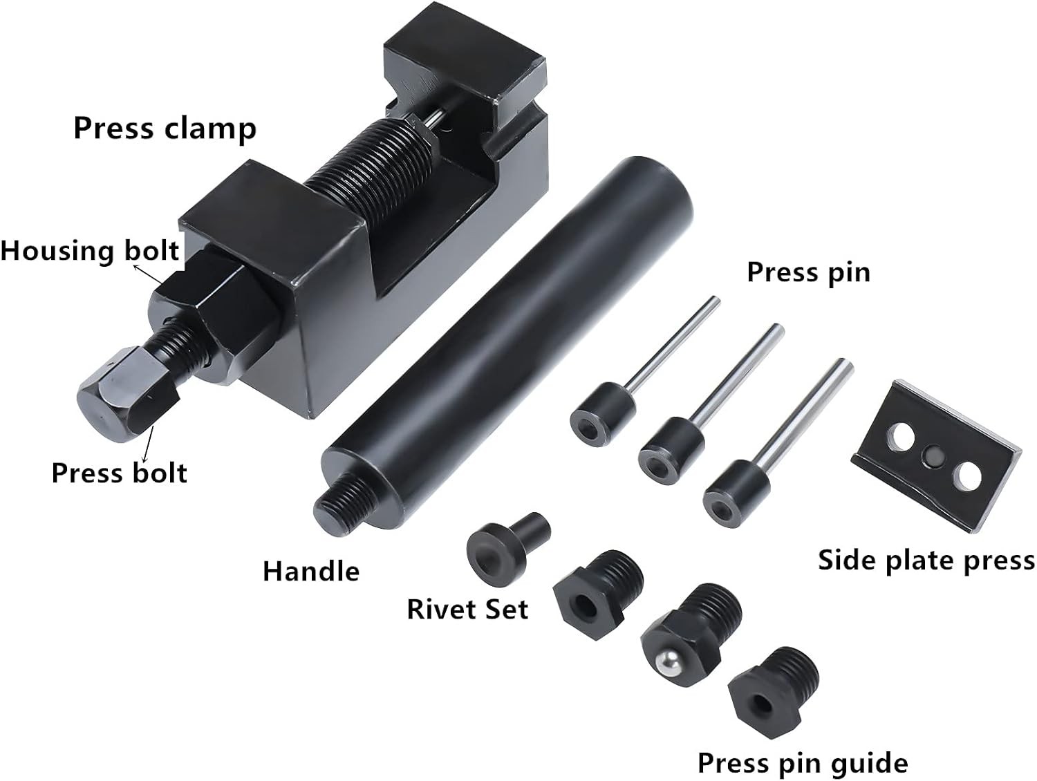 Motorcycle Chain Breake Riveter Riveting Cutter Tool for ATV Bike 500-630 Chains
