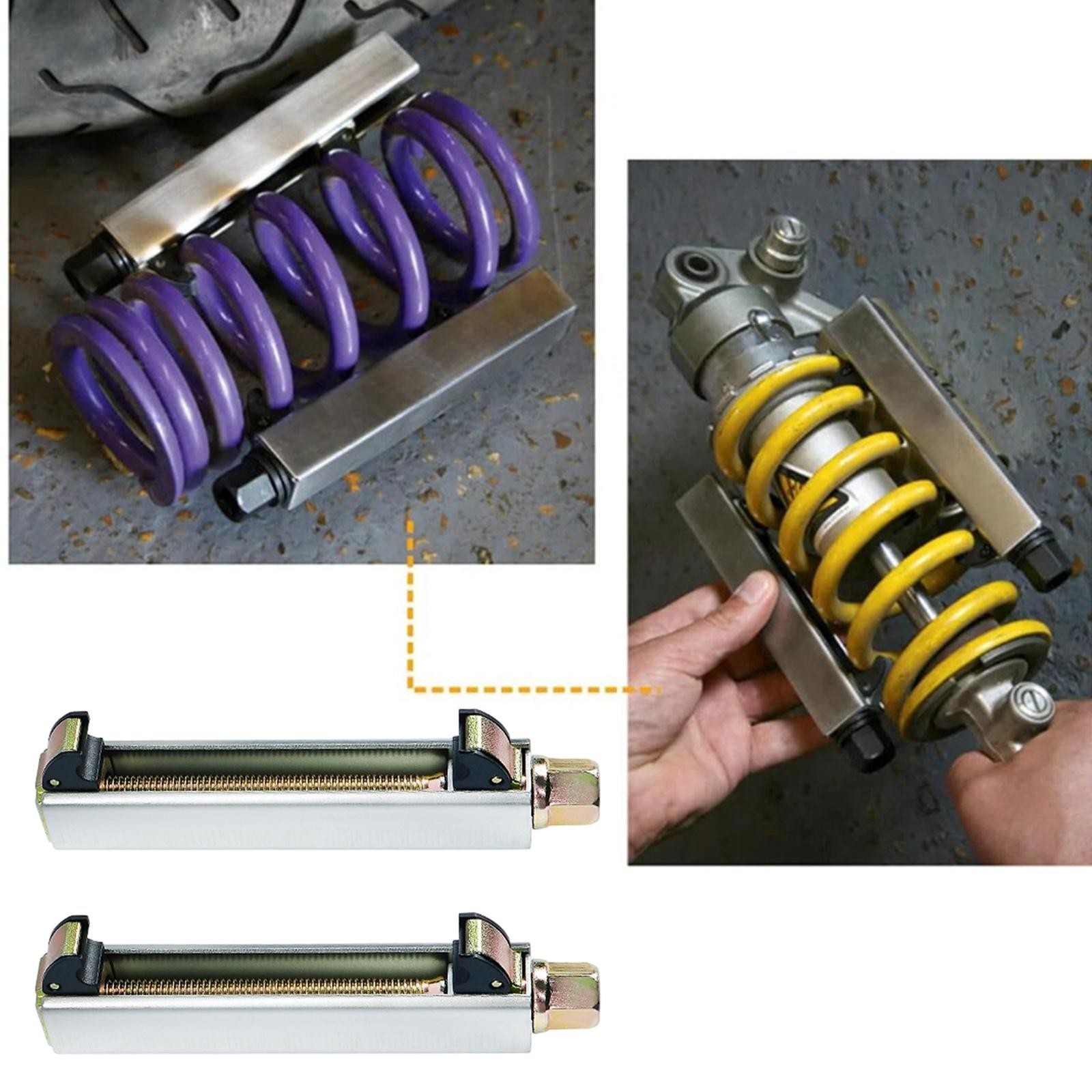2 Pieces Coil Spring Compressor Tool Shock Spring Compressor for Cars