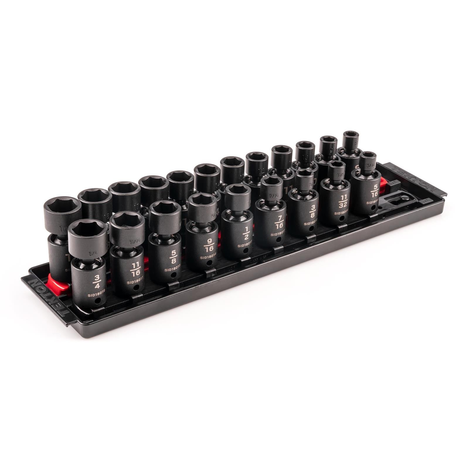 Tekton SID97200 3/8″ Drive 6-Point Universal Joint Impact Sockets