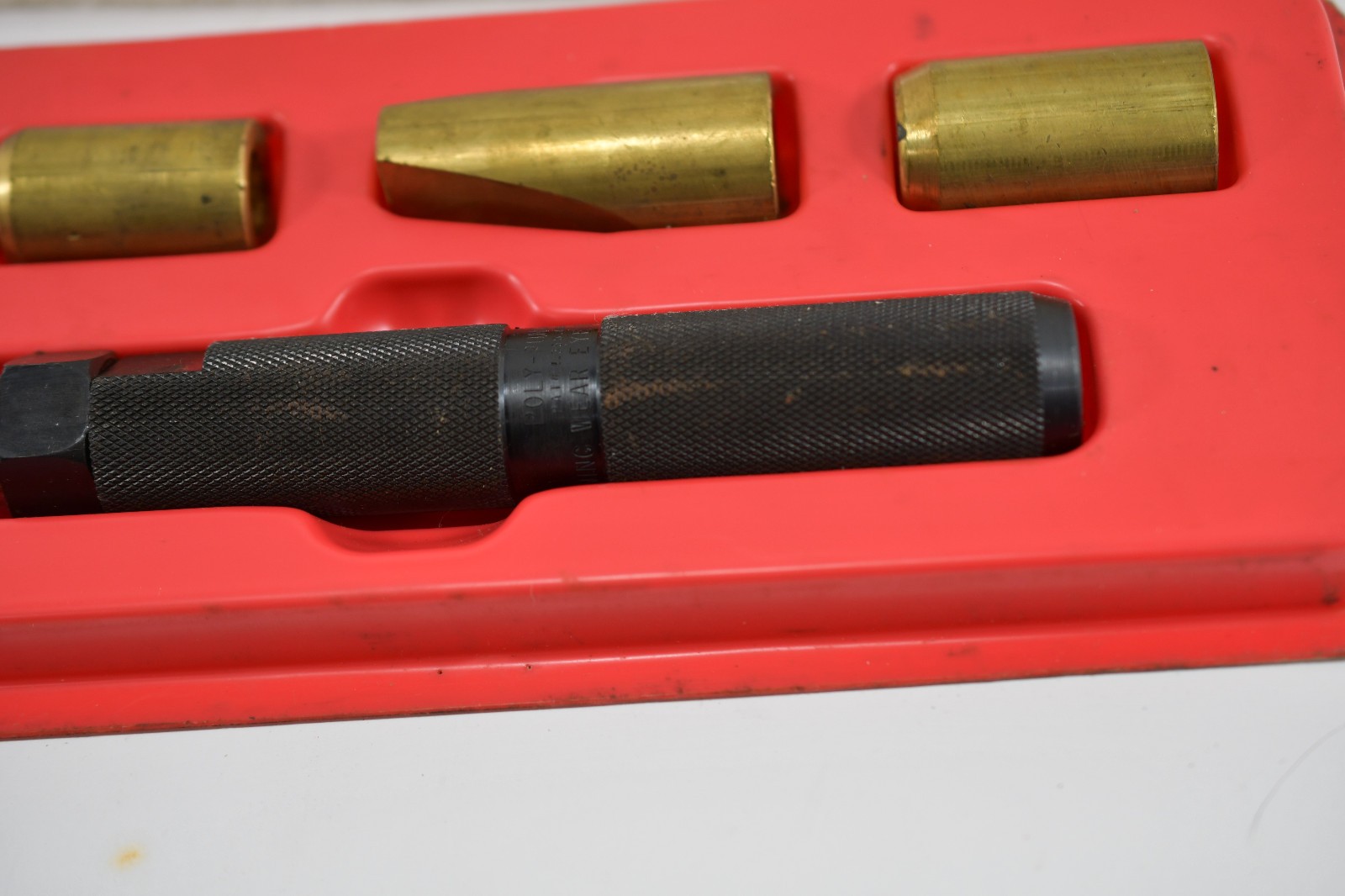 Matco Tools PPS4 4 Piece Poly-Punch Brass Drift Punches with Holder USA O024