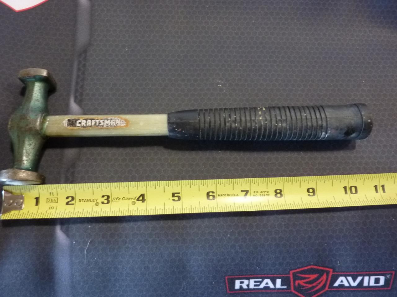 VINTAGE CRAFTSMAN MADE IN USA 12 oz. AUTO BODY HAMMER – FREE SHIPPING