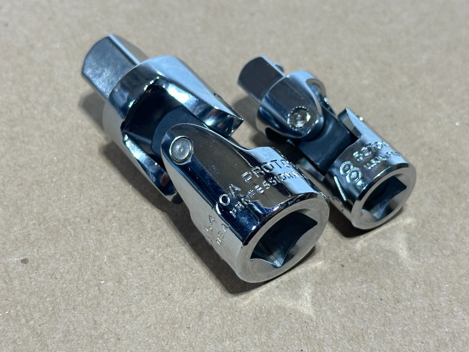 NEW Proto Tools USA 2pc Swivel Universal Joint Set 5470A 1/2” & 5270A 3/8” Drive
