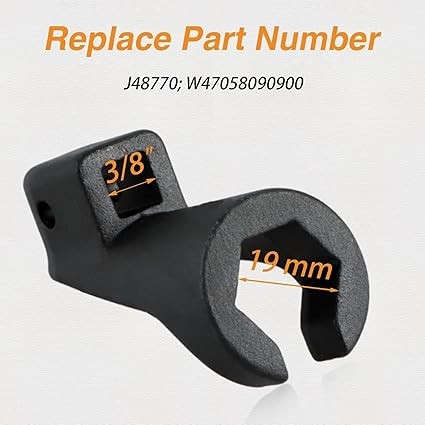 19MM Fuel Injector Line Socket W47058090900 J48770 For Detroit DD13 DD15 DD16 US