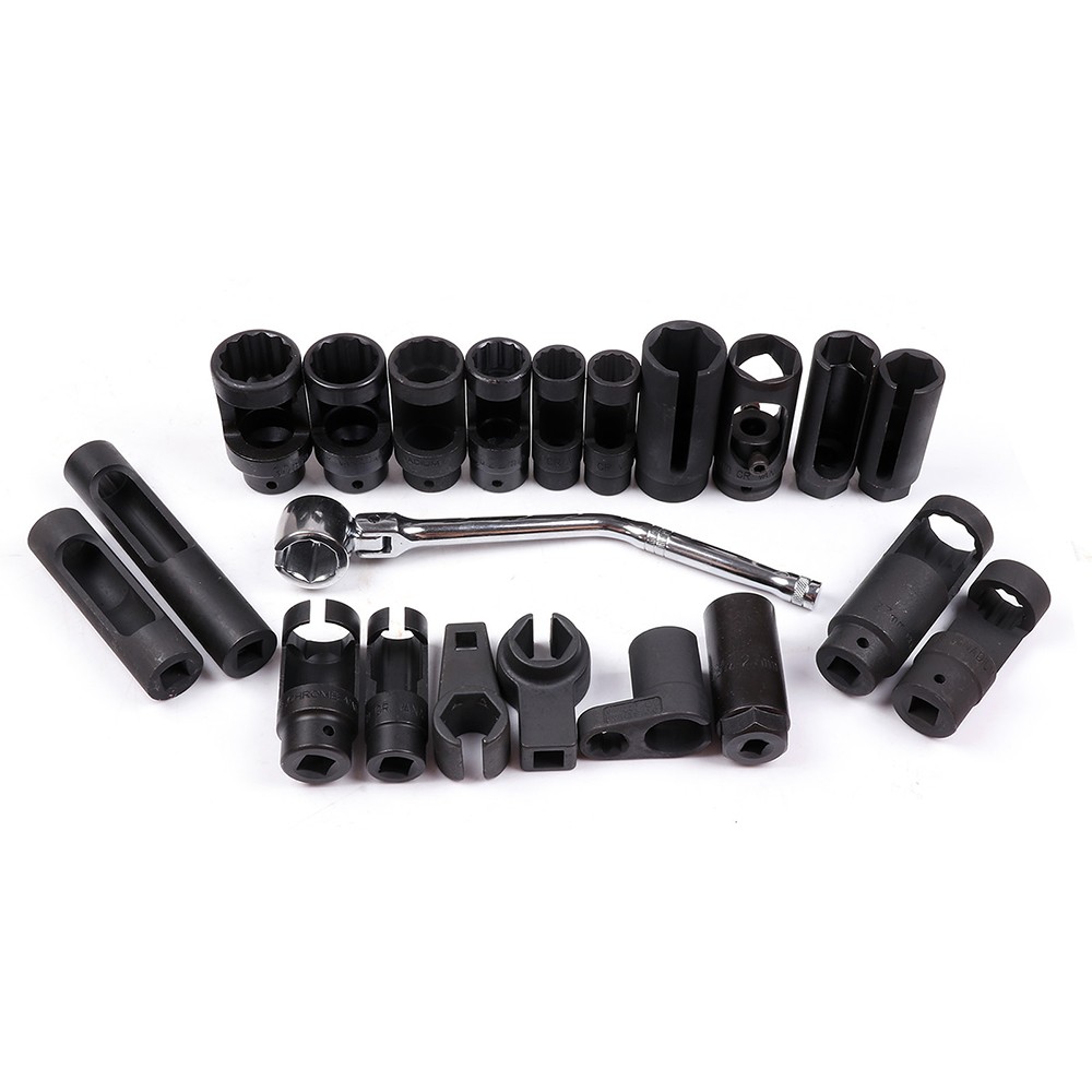 21Pc Oxygen Sensor CRV Sockets Automotive Vacuum Switch Sending Off Set Wrench