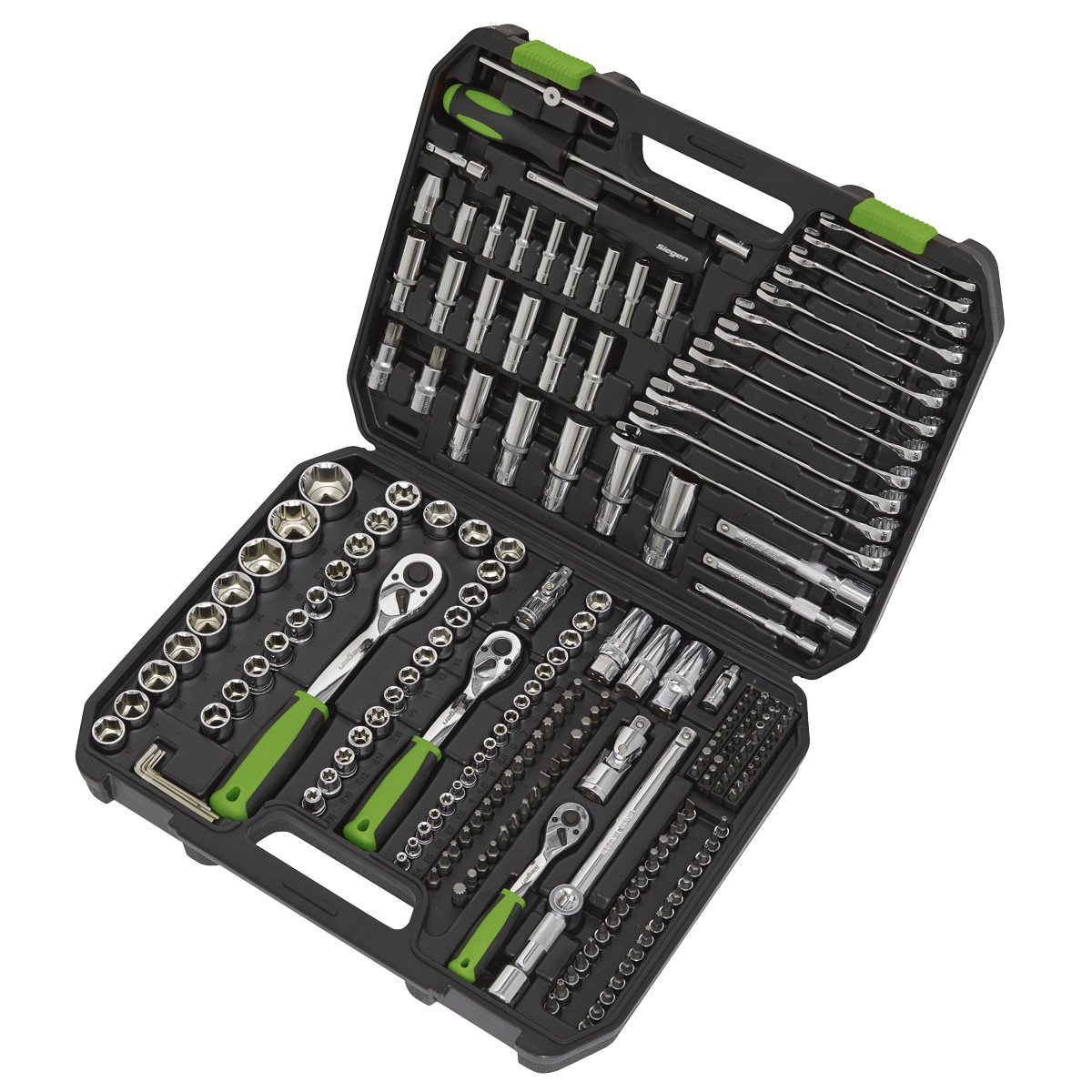 Sealey 1/4″ 3/8″ 1/2″ Square Drive WallDrive Metric Socket Set 219 Pieces S01212