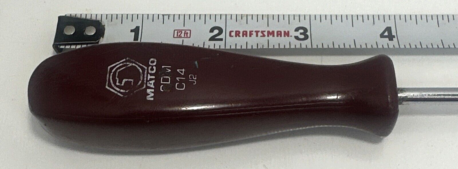 MATCO SDM C14 3/16″ FLAT TIP SCREWDRIVER HARD HANDLE LONG SHAFT – SLOT SLOTTED