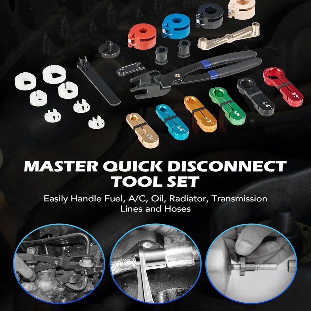 Fuel Line Disconnect Tool Set 22pcs Master Quick Disconnect Tool Kit for Auto