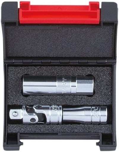 KTC ATPBRZ8603 SPARK PLUG WRENCH SET 3/8″(14mm) With CASE Kyoto Machine Tools