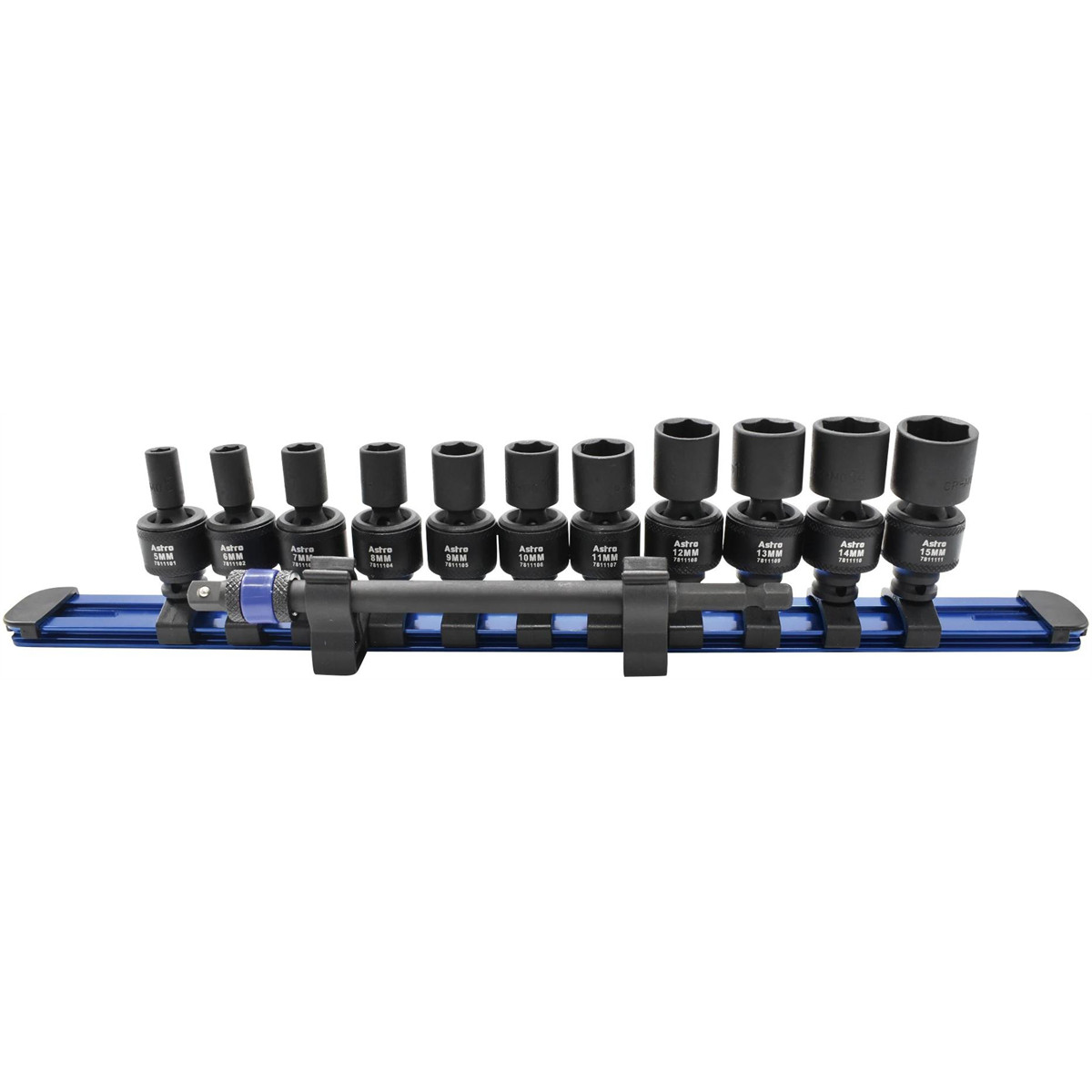 Astro Pneumatic 12pc 1/4″ Square & Hex Drive Magnetic Universal 6pt Impact Socke
