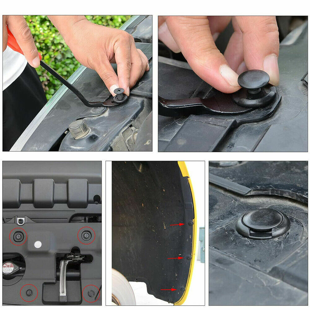 12Pcs Trim Removal Pry Tool Set for Car Radio Panel Door Dash Clip Fasteners US
