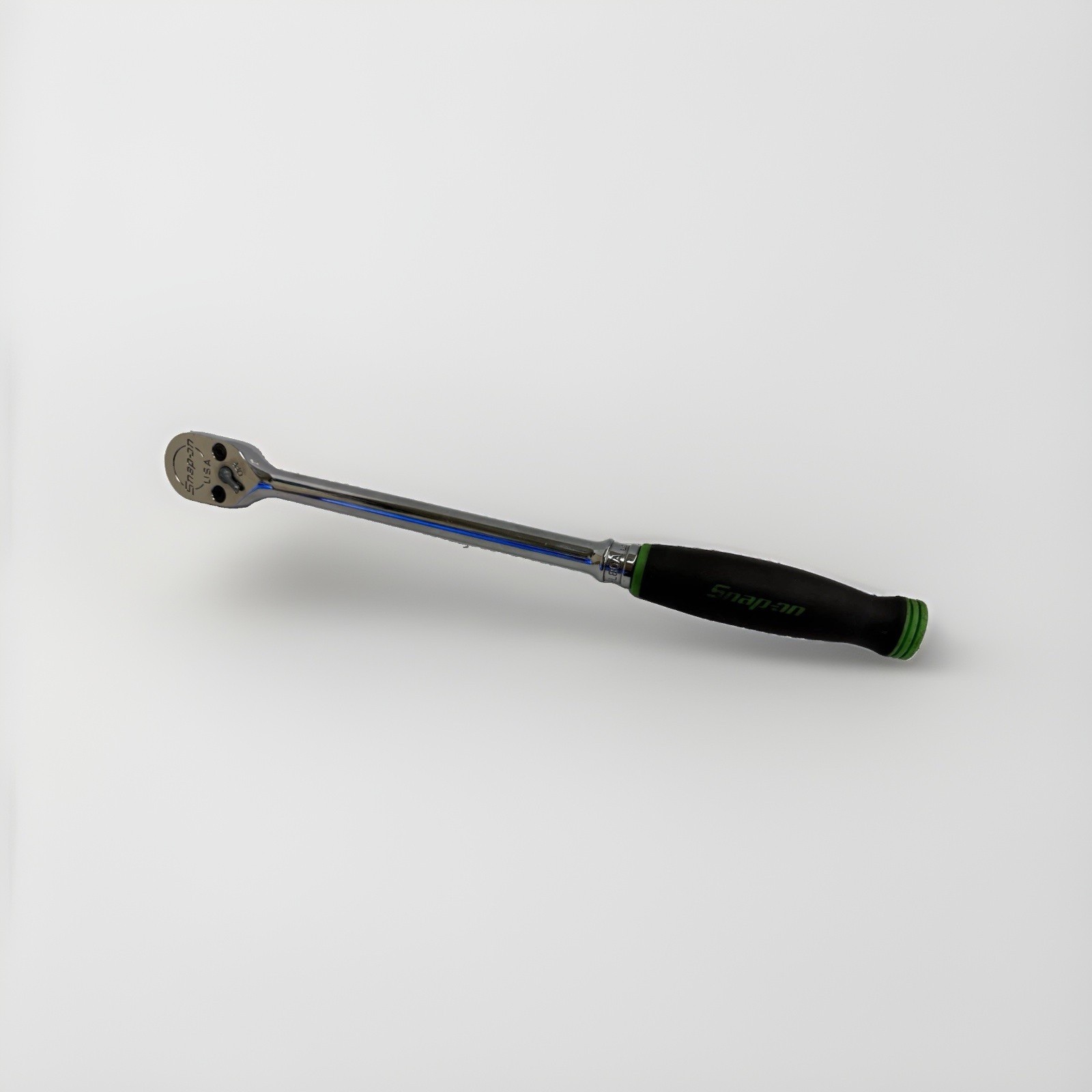 Snap On 1/2″ Drive Long Handle Ratchet SHL80A Green Soft Grip