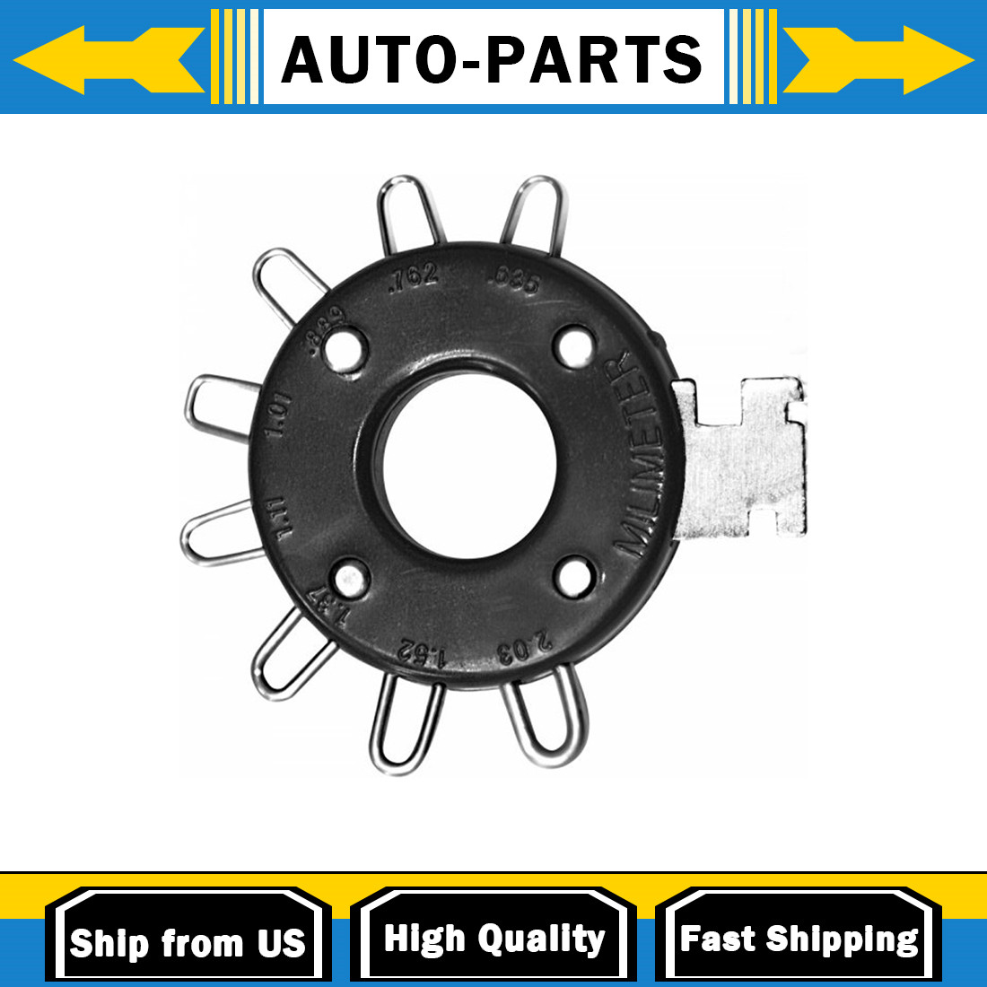 Spark Plug Gapper Gap Adjustment Tool 1pcs with Metric & Standard Inches [FS23]