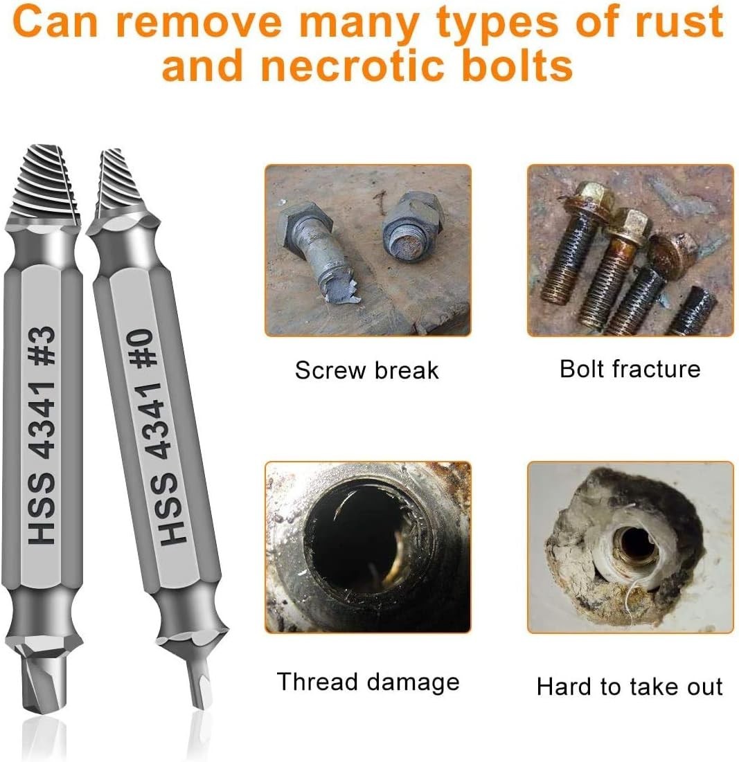 Compact Screw Extractor Set, Great Gifts for Men on Holidays and Birthdays