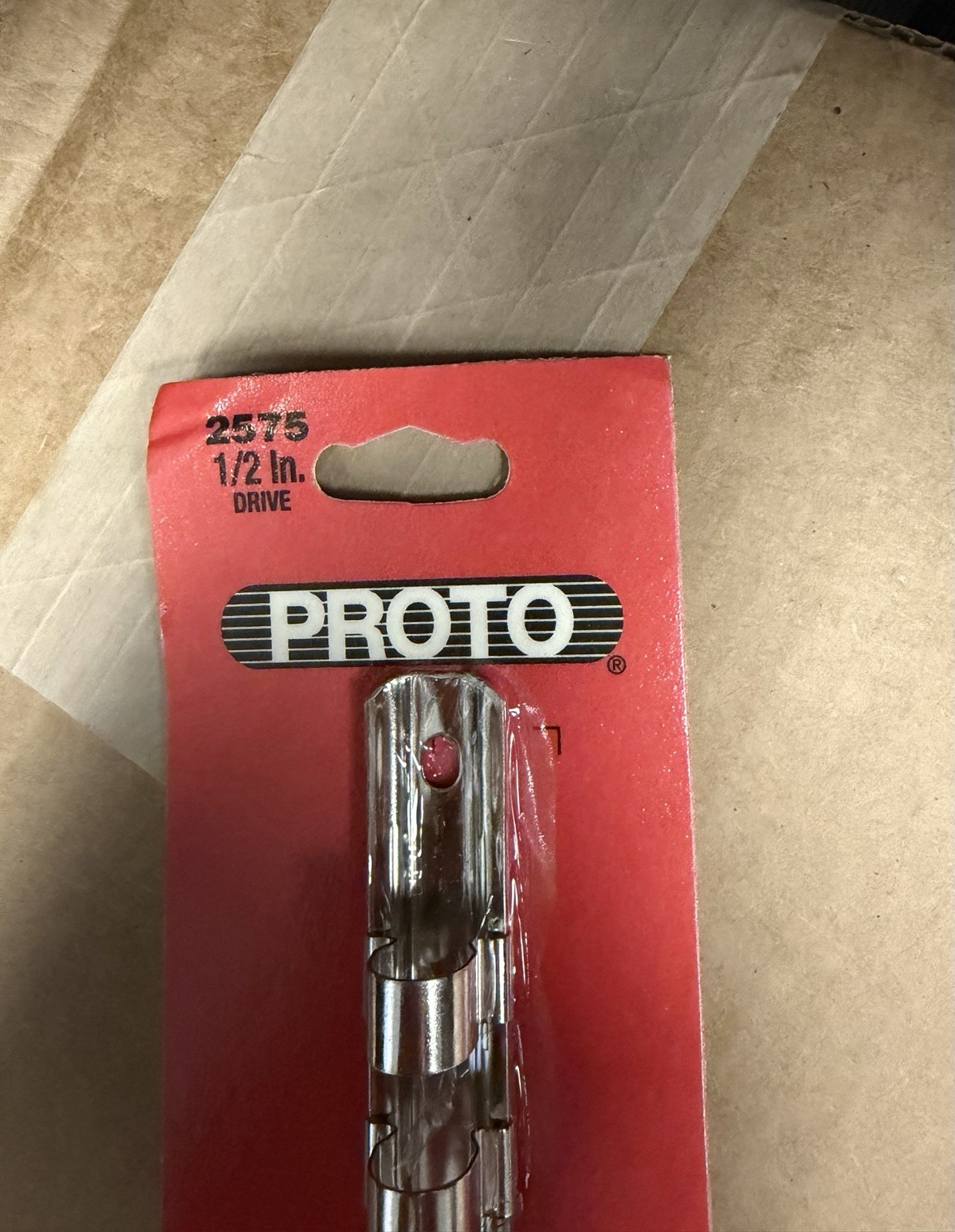 Proto 17″ Socket Holder with 16 Clips 1/2 Drive Made in USA New