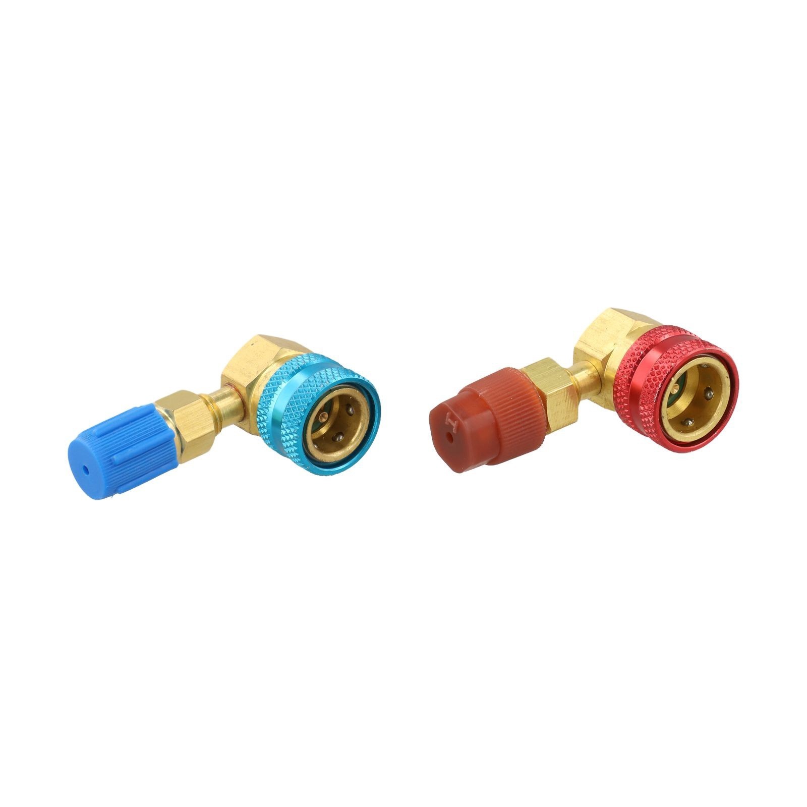 Automotive 90 Degree Quick Coupler Adapter Kit for R1234YF to For R134A Systems