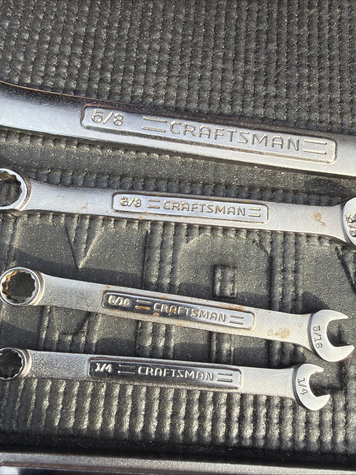 7pc Sears Craftsman Usa Random Wrench Lot Metric SAE Light Use 44691
