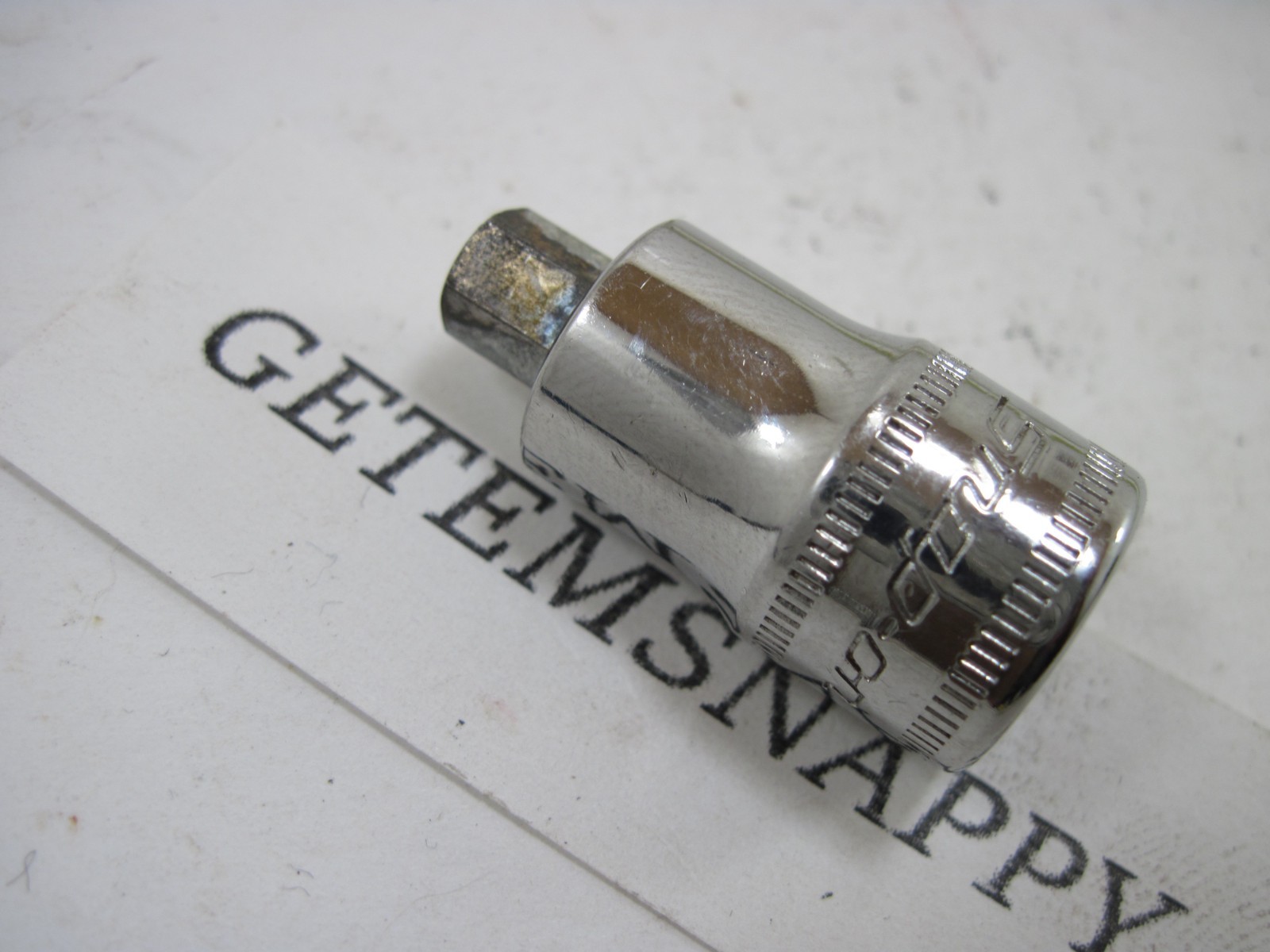 Snap On 3/8″ Drive 7mm Stubby Hex Allen Socket Driver FAMXS7E NICE