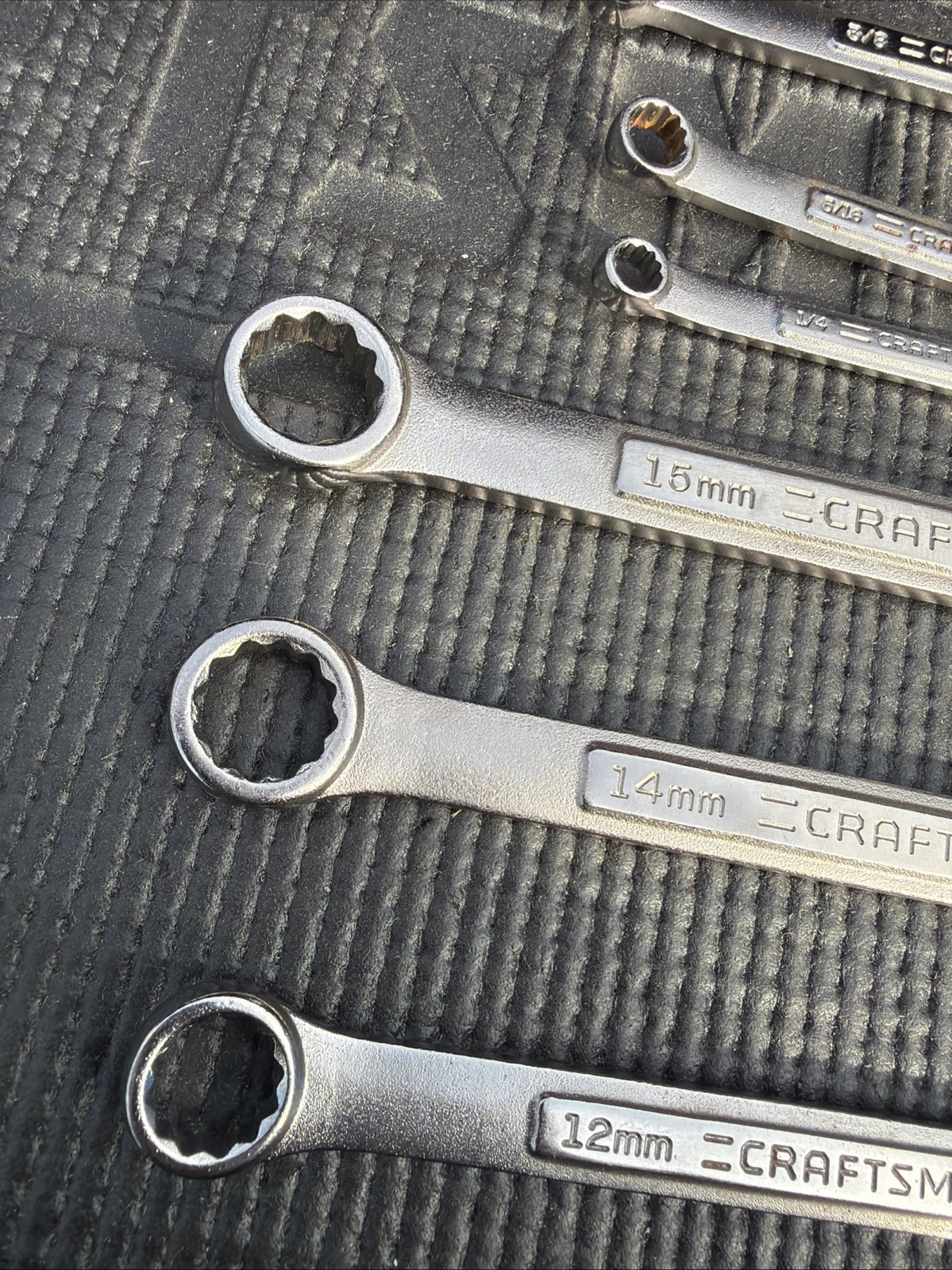 7pc Sears Craftsman Usa Random Wrench Lot Metric SAE Light Use 44691