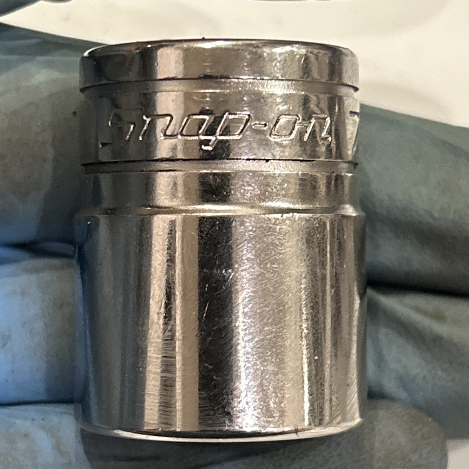 Snap On TW281 New Logo 1/2″ Drive 7⁄8″ SAE 6-Point Shallow Chrome Socket USA