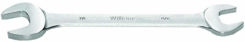 Williams Open End Wrench Chrome Satin Finish SAE