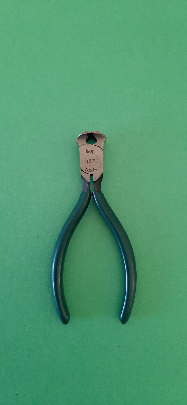 NOS NEW SK Tools 182 Precision End Cutter Nippers Pliers Wire Snips S-K 1O