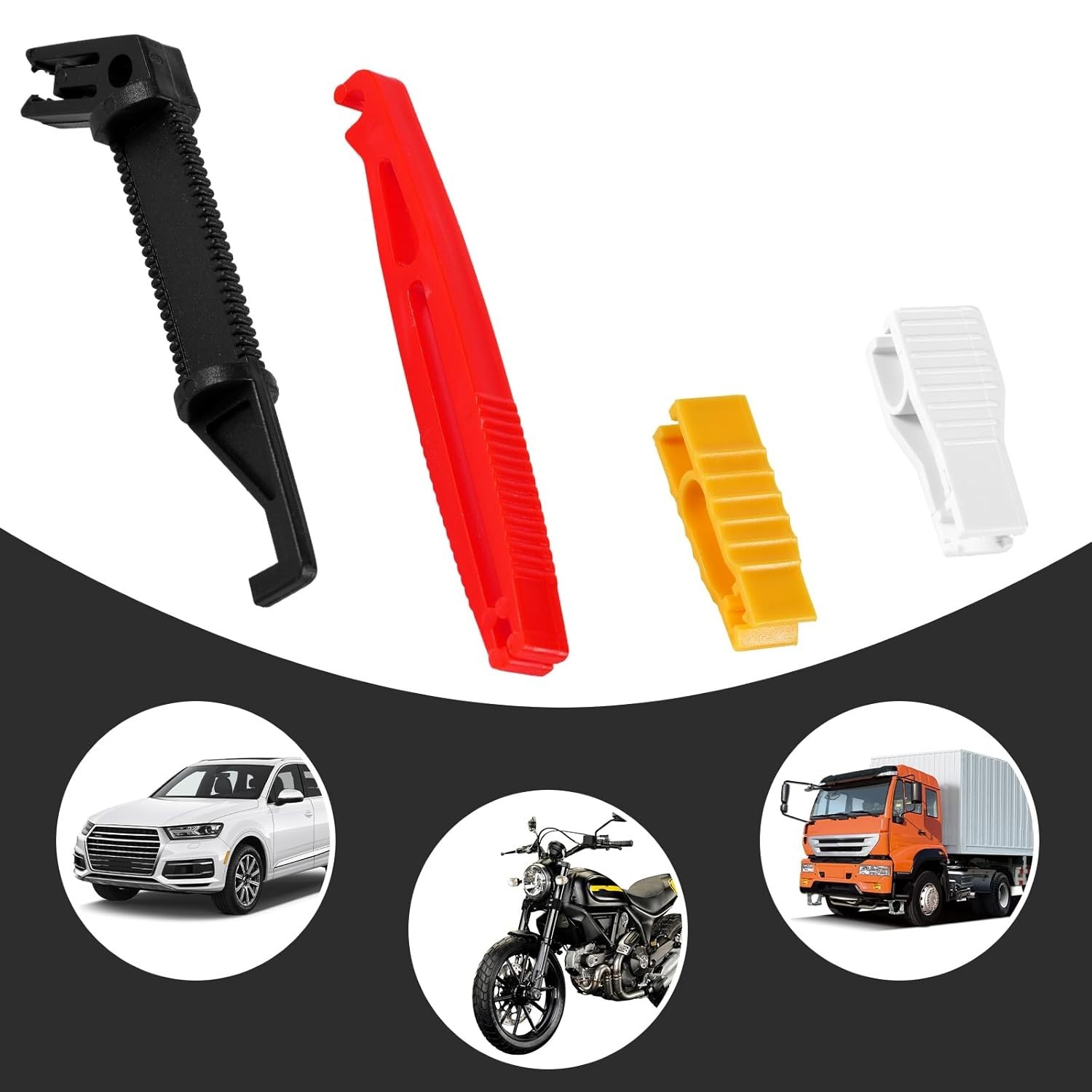 4PC Fuse Puller Set Multi-Size Automotive Car Truck Motorcycle Fuse Extractor…