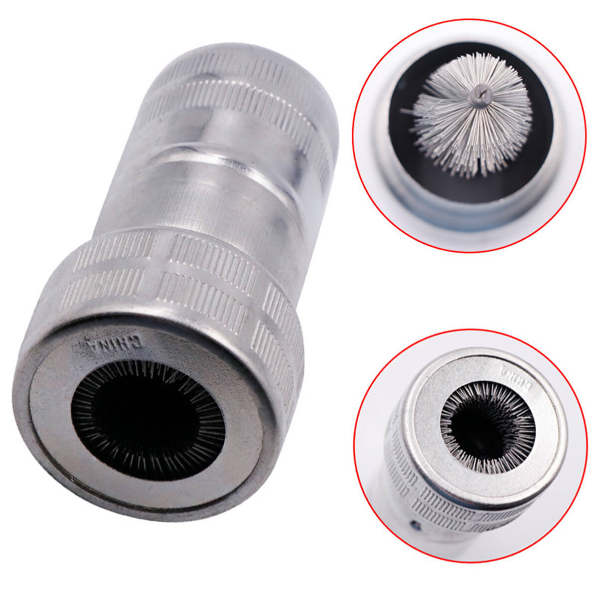 5 Pack Battery Terminal Cable Cleaner Brush Post Dirt Corrosion Clean Steel Wire