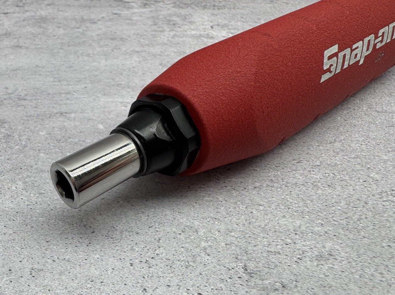 Snap-On 1/4″ Hex Preset Torque Screwdriver (1.5–15 in-lb) w/manual, QDRIVER4