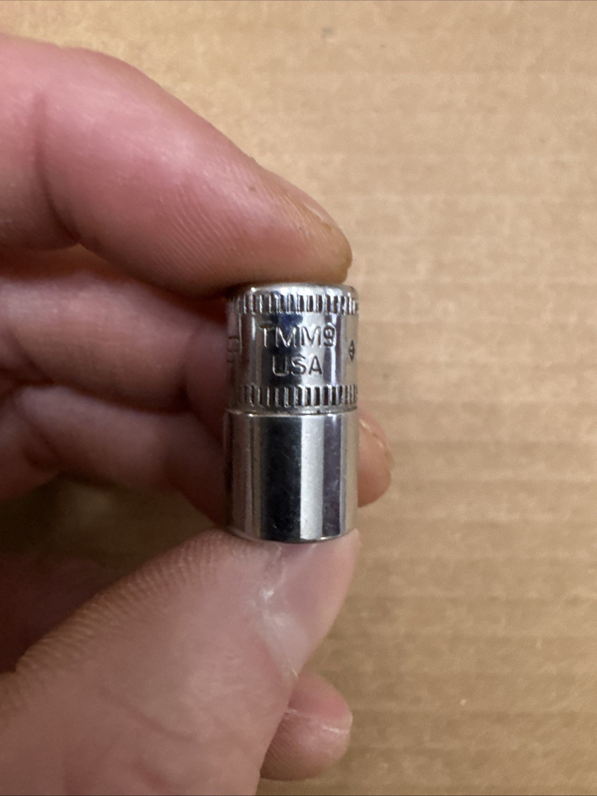 Snap-on Tools USA 1/4″ Drive 9mm Metric 6 point Shallow Chrome Socket TMM9 #3
