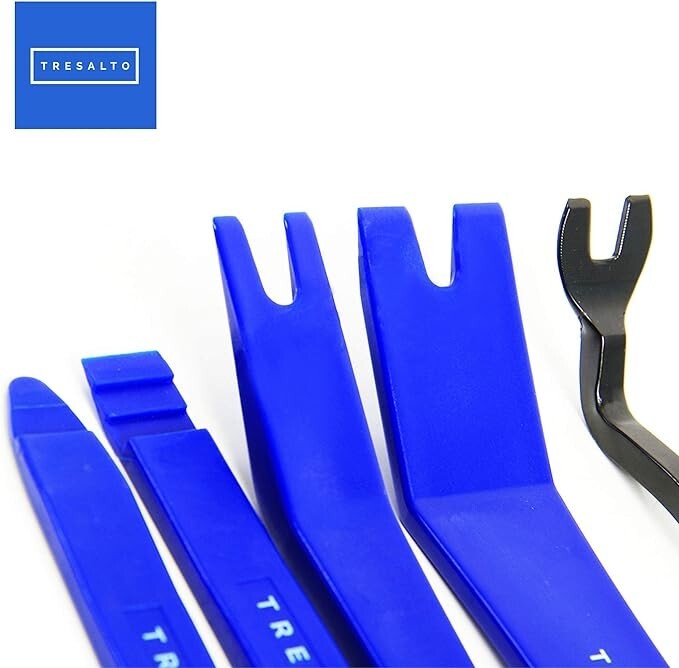 Tresalto Auto Trim Removal Tool Set – 5pcs No Scratch Plastic Pry Tool Kit – …