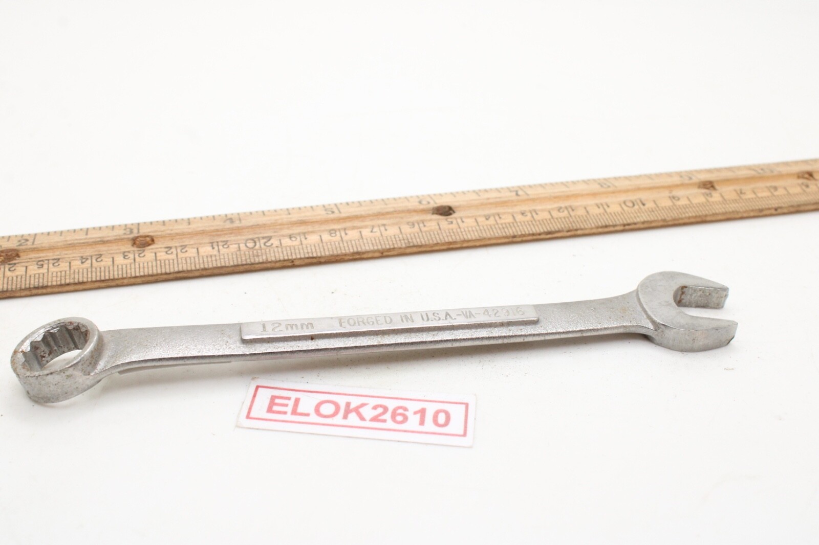 Craftsman -V^-42916 12mm 12 Point Metric Combination Wrench USA