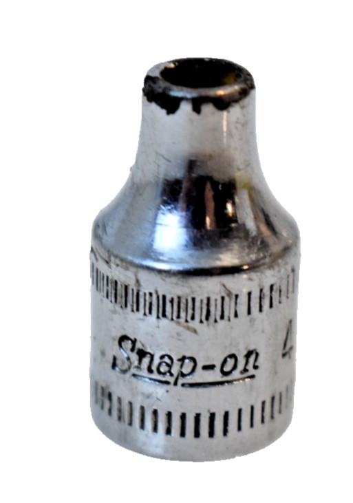 Snap On Tools TMM4 4mm Metric Flank Drive Shallow Socket 1/4″ Drive 6 Point USA