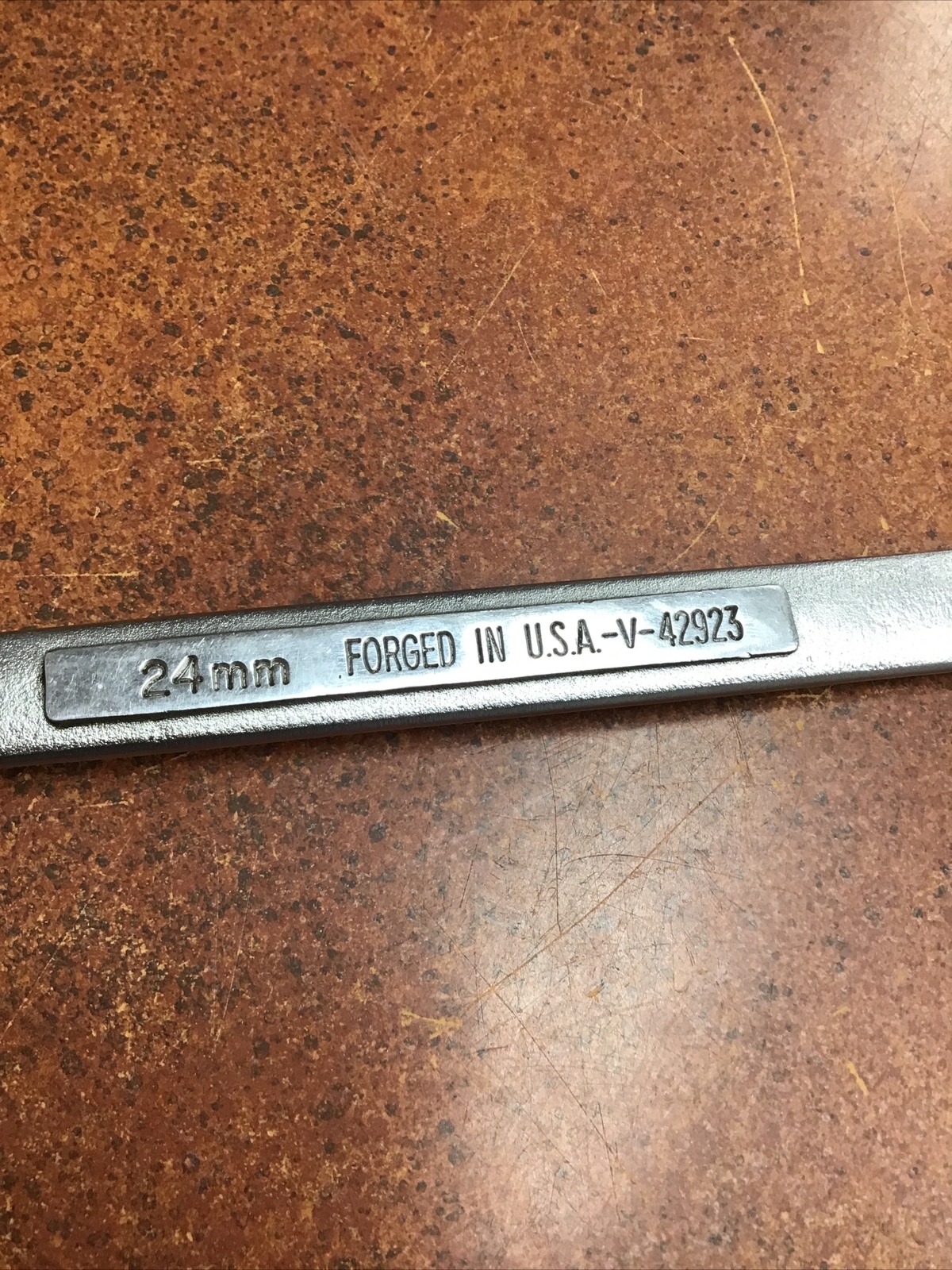 Craftsman Combination Wrench 24mm Forged in USA -V- 42923