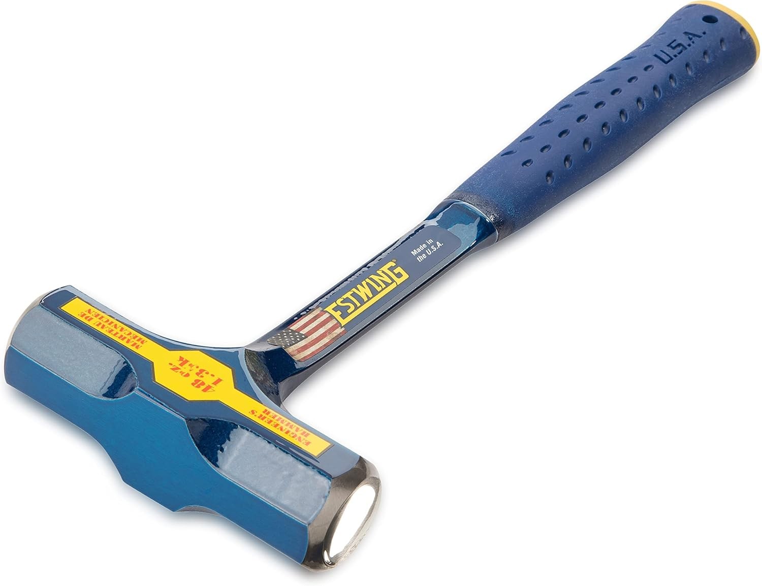 ESTWING BIG BLUE Engineer’s Hammer – 48 oz Sledge with Forged Blue, Blue