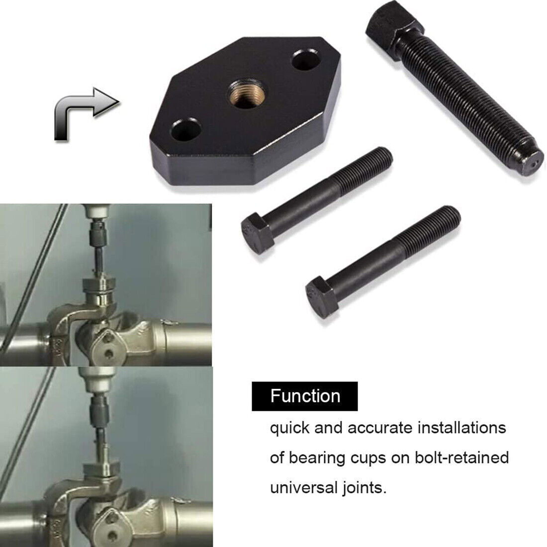 Heavy Duty Truck 10102 Universal U Joint Puller +5192 Bearing Cup Installer Tool