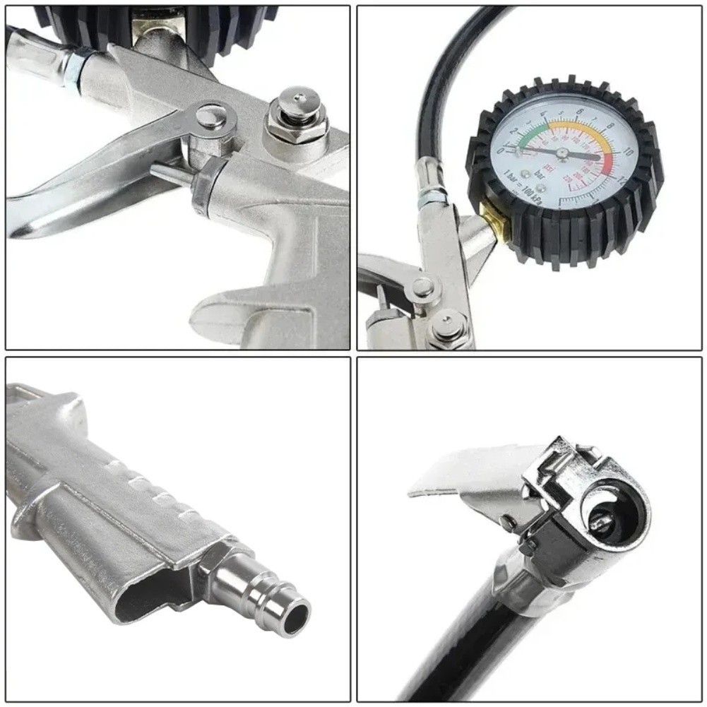 220PSI Tire Pressure Gauge with Robust Rubber Cover for Long Lasting Use
