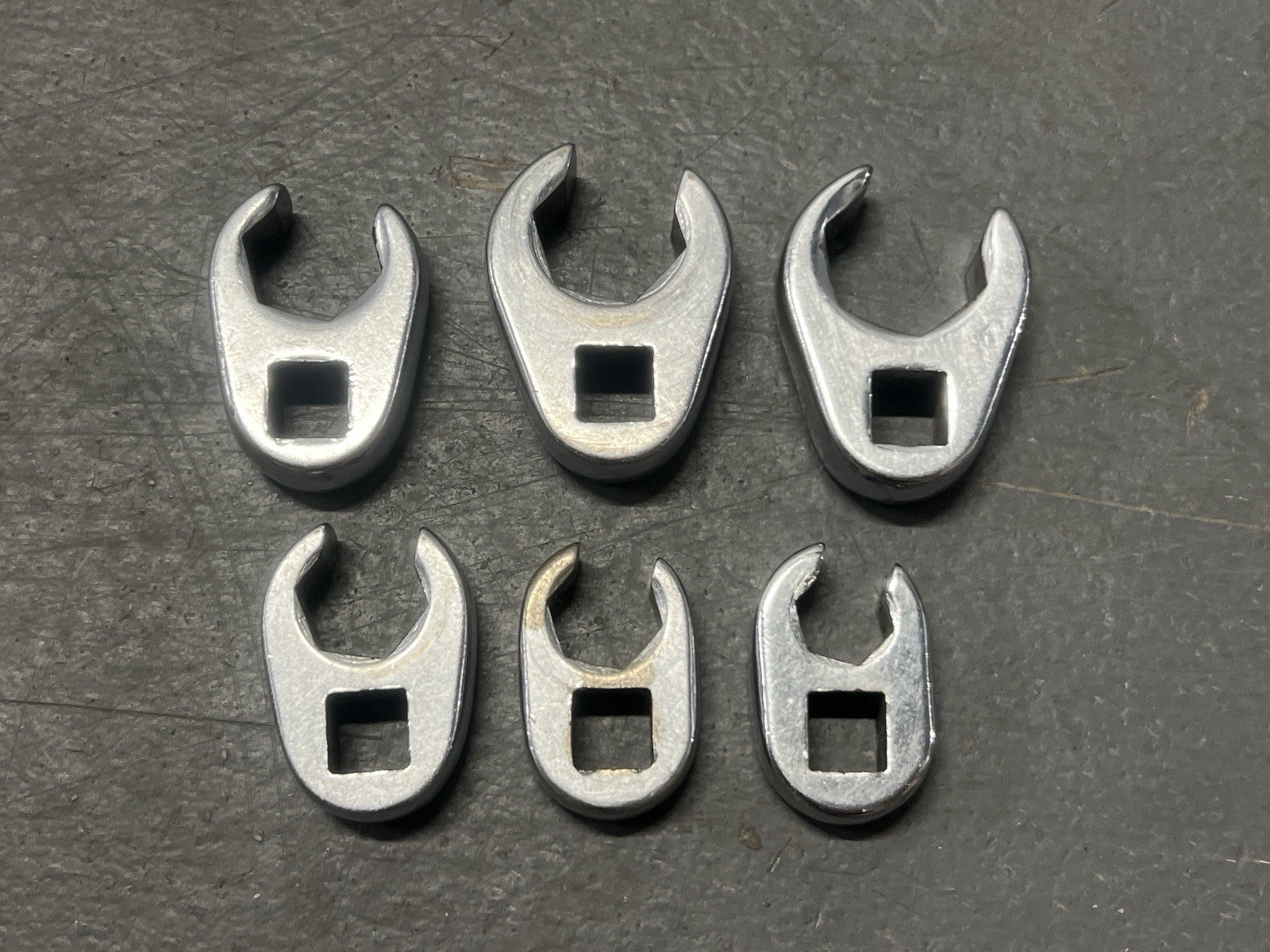 6 Piece SNAP ON Tools SAE 3/8″ Drive Crowsfoot Wrench Set FRX140-FRX240