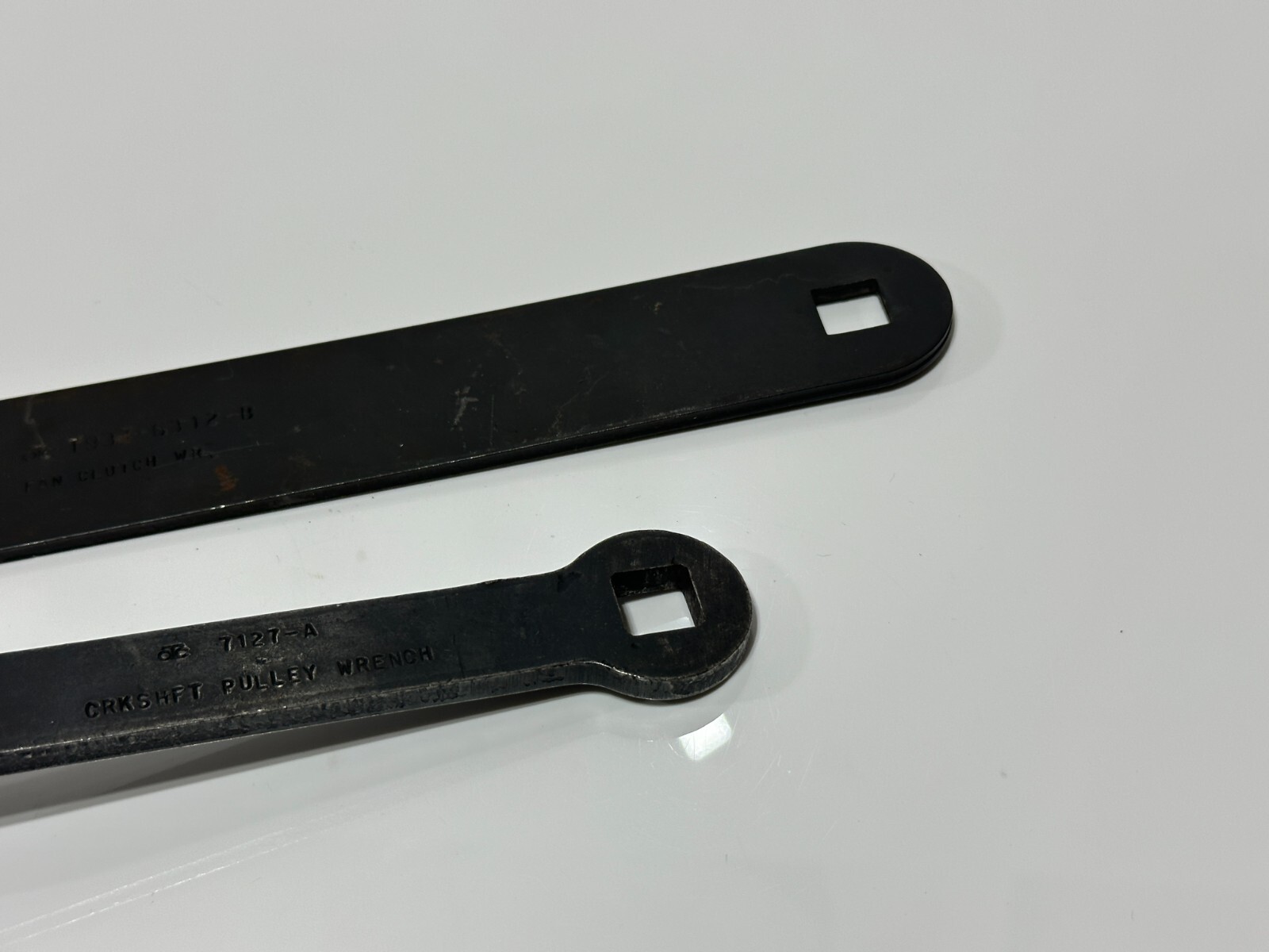 OTC Tools USA 2pc 193T-6312-8 Fan Clutch Wrench, 7127-A Crankshaft Pulley Wrench