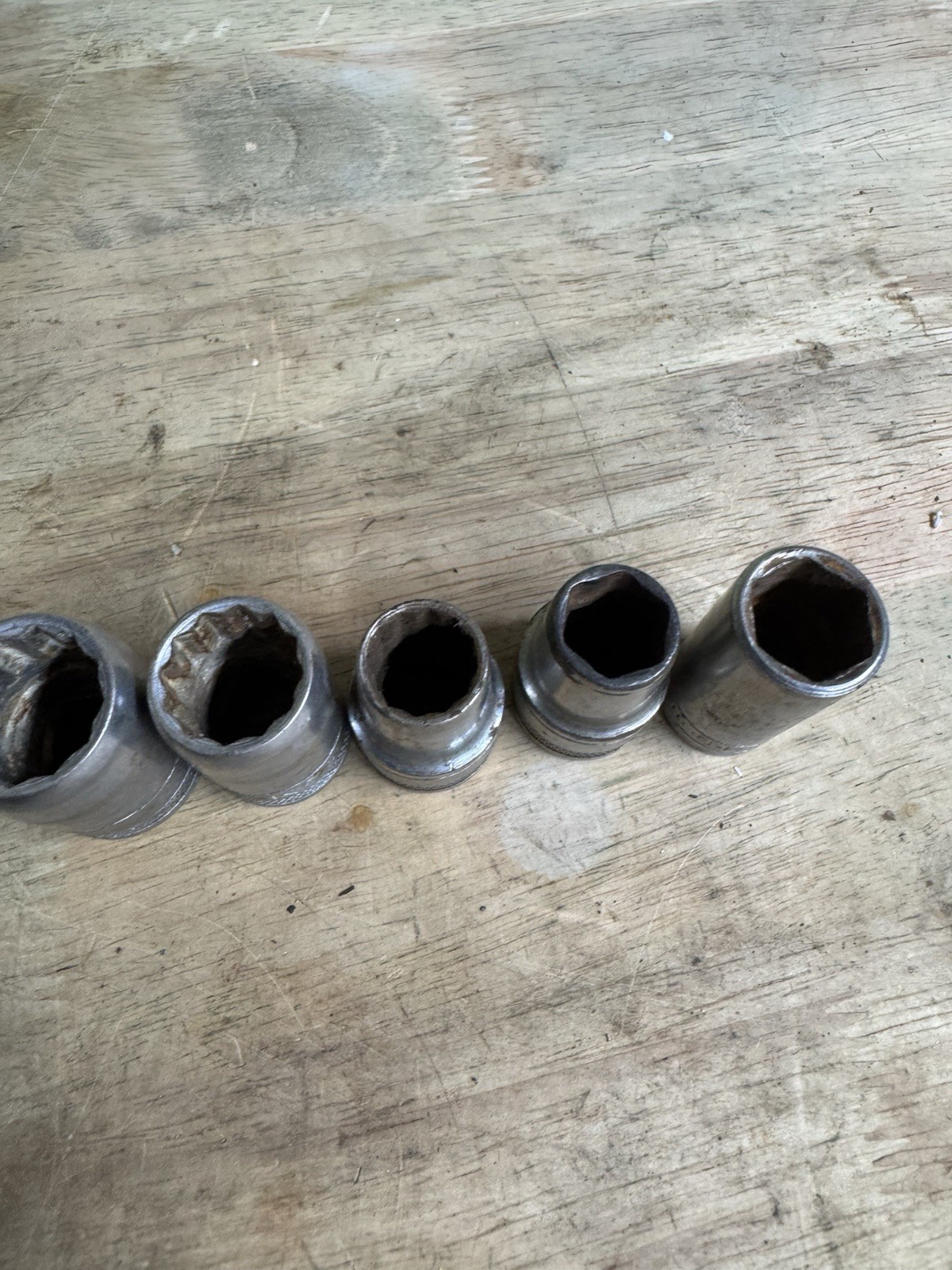 Vintage S-K tools sockets / mixed lot Of 10, 1/2” And 3/8” drive, USA