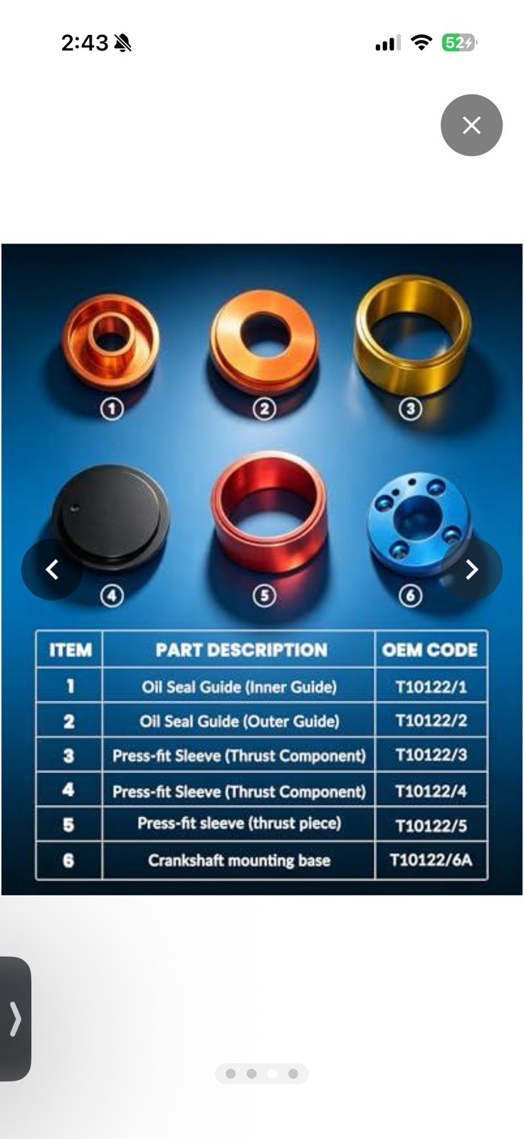 DPTOOL Crankshaft Rear Seal Installation Tool kit