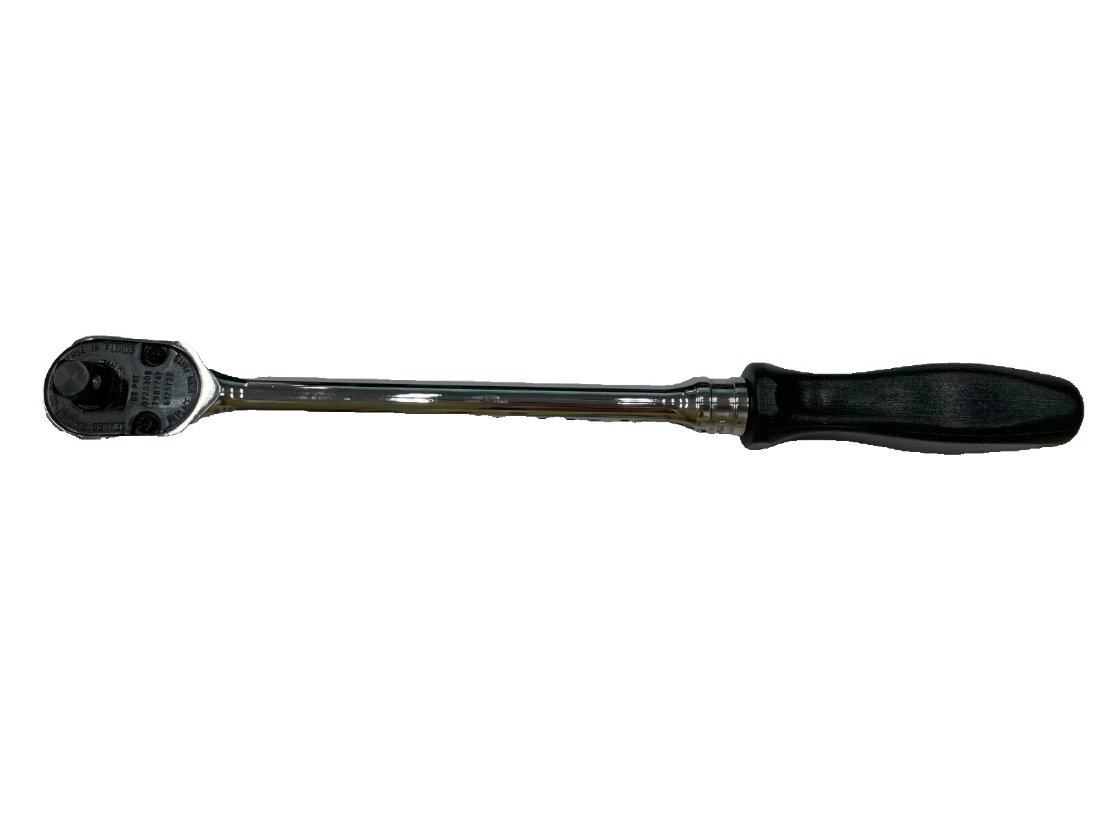 Snap-on 3/8″ drive BLACK Hard Handled Long Ratchet FHLD80 USA NEW