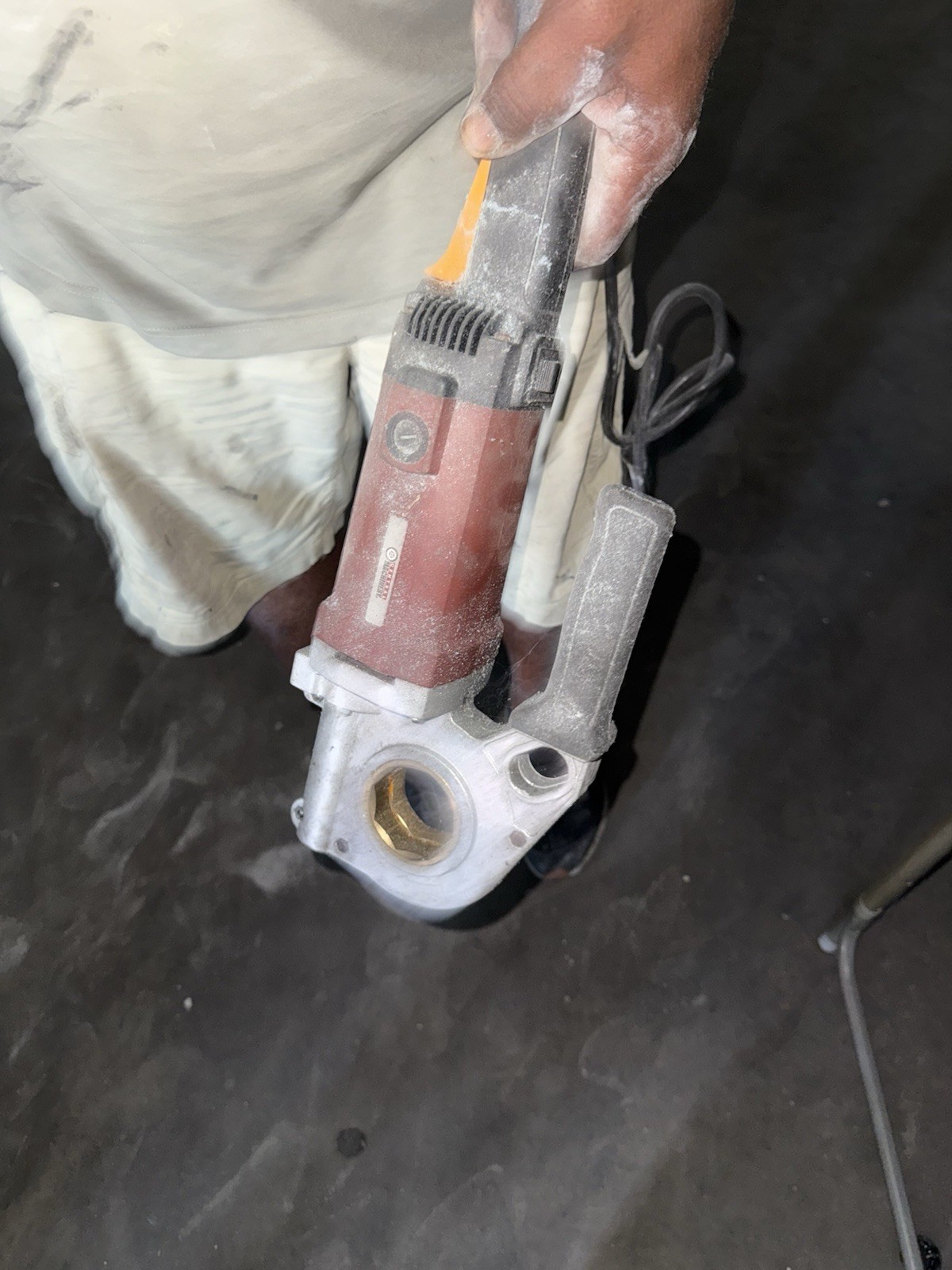 Milwaukee Right Angle Drill Heavy Duty Corded Power Tool Pipe Treads