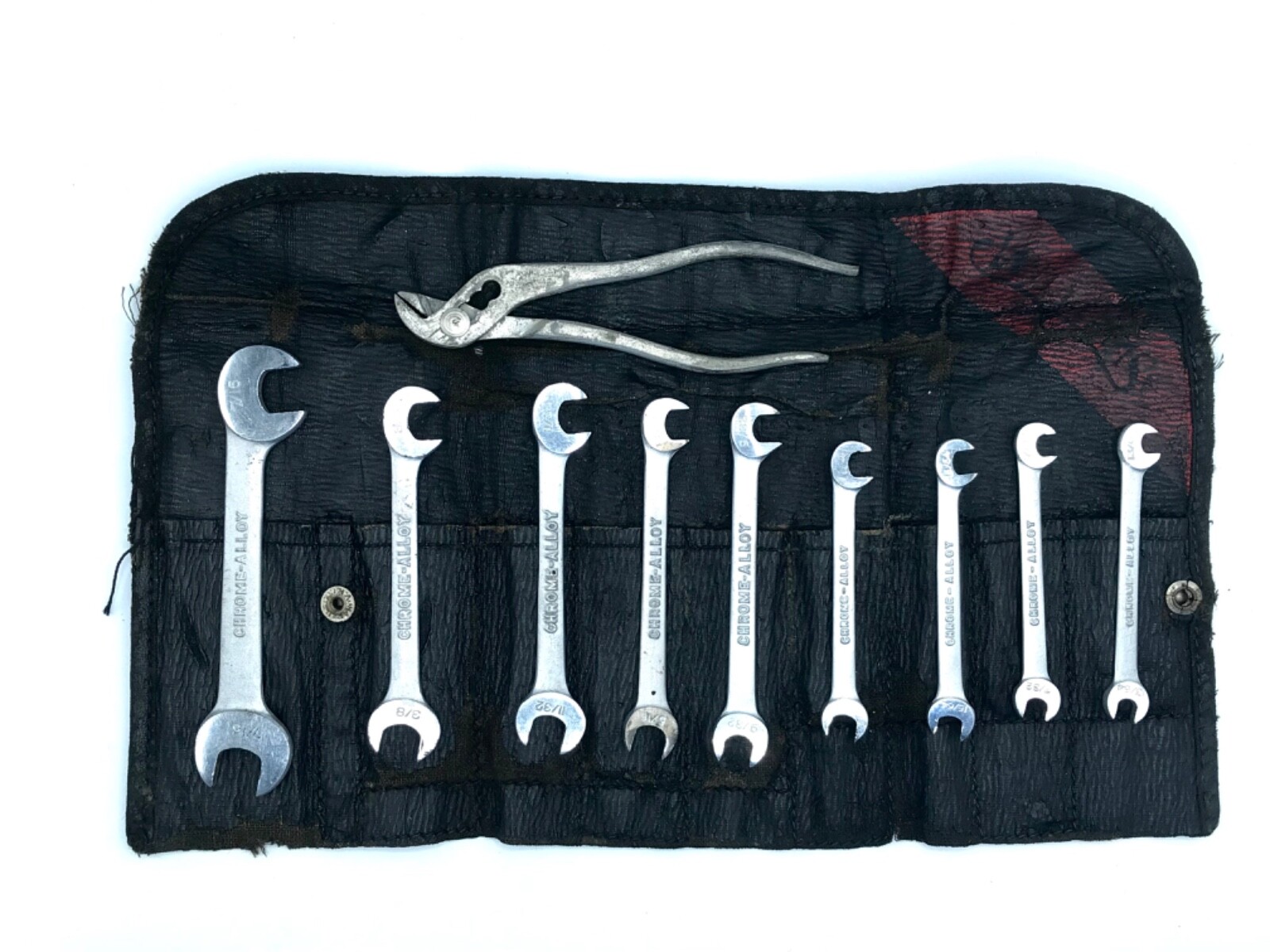Vintage Williams Ignition Superrench 10-Piece Set w/ Tool Roll USA 🇺🇸